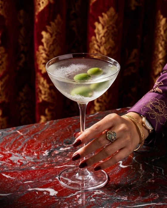 Crafted cocktail at SHO Asian Table
