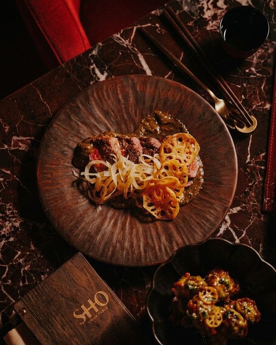 Pan-Asian dish at SHO Asian Table